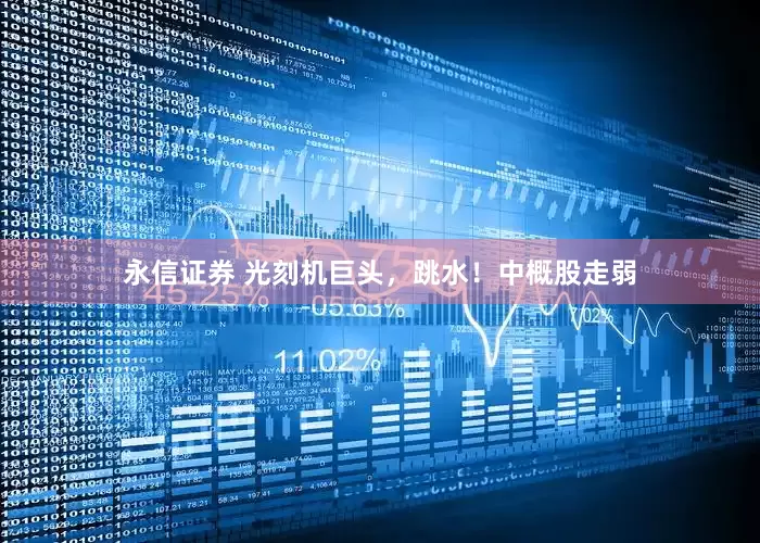 永信证券 光刻机巨头，跳水！中概股走弱