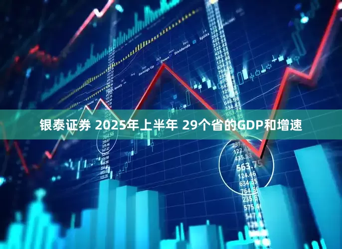 银泰证券 2025年上半年 29个省的GDP和增速